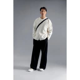 Thumbnail Quần Kaki Nam Ống Rộng Xếp Ly Trước Trơn Form Wide Leg - Routine 10S25PCA006 1