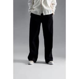 Thumbnail Quần Kaki Nam Ống Rộng Xếp Ly Trước Trơn Form Wide Leg - Routine 10S25PCA006 3