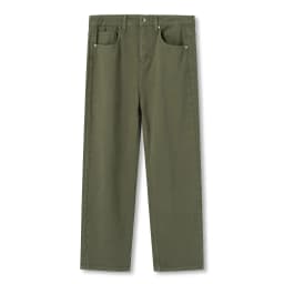 Thumbnail Quần Kaki Nam Ống Suông Street-Style Logo Garment-Dyed Form Baggy  QKID0043 2