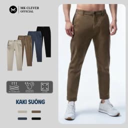 Thumbnail Quần kaki nam slimfit lưng thun MK CLEVER chất co giãn tốt, dáng ôm gọn, đứng form 1