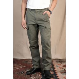Thumbnail Quần Kaki Nam Túi Hộp Ống Suông Elmer Dustyman, Chất Kaki Cotton, Độ Dày 320Gsm Đứng Form, Cổ Điển 2