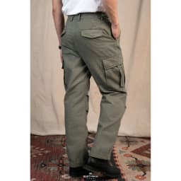 Thumbnail Quần Kaki Nam Túi Hộp Ống Suông Elmer Dustyman, Chất Kaki Cotton, Độ Dày 320Gsm Đứng Form, Cổ Điển 3