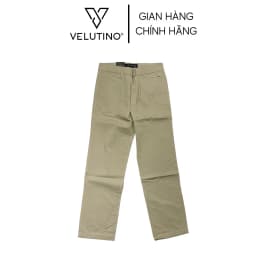 Thumbnail Quần kaki nam Velutino dáng suông trơn có túi lịch lãm nam tính 1
