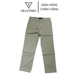 Thumbnail Quần kaki nam Velutino dáng suông trơn có túi lịch lãm nam tính 2