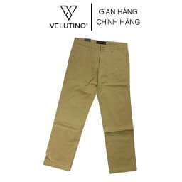 Thumbnail Quần kaki nam Velutino dáng suông trơn có túi lịch lãm nam tính 4