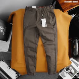 Thumbnail Quần kaki slim cạp chun ẩn Heboz 4M, quần dài nam chất vải co giãn - 00002009 2