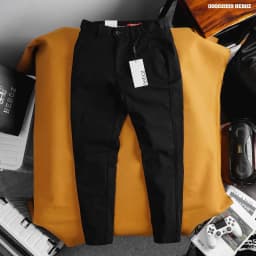 Thumbnail Quần kaki slim cạp chun ẩn Heboz 4M, quần dài nam chất vải co giãn - 00002009 3