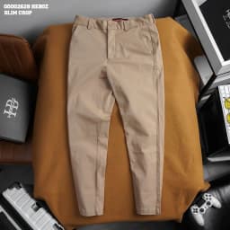 Thumbnail Quần kaki smart crop Heboz 2M, quần dài trơn dành cho nam cao cấp - 00002628 2