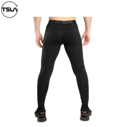 Thumbnail Quần legging giữ nhiệt nam TSLA lót lông cừu  nam co giãn tập gym thể thao chạy bộ bóng rổ TSL1009 4