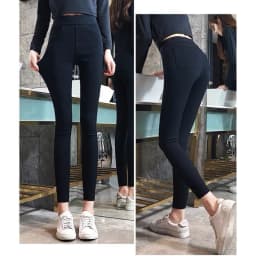 Thumbnail Quần legging nữ cạp cao có túi chất liệu umi co giãn 4 chiều - Loza LQ103200 3