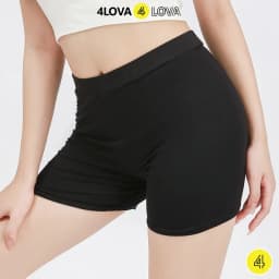 Thumbnail Quần legging đùi 4LOVA nữ thun cạp cao biker lửng ngố đồ mặc nhà dáng ôm bó lưng thun bigsize tậpgym 2