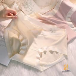 Thumbnail Quần lót bầu Thun tăm lạnh cạp chéo 2mama, bigsize sau sinh tránh chạm vết mổ đáy kháng khuẩn 1