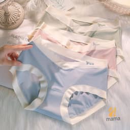 Thumbnail Quần lót bầu Thun tăm lạnh cạp chéo 2mama, bigsize sau sinh tránh chạm vết mổ đáy kháng khuẩn 2