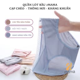 Thumbnail Quần lót bầu và sau sinh 2MAMA cạp chéo kháng khuẩn bigsize 9090 V88 2