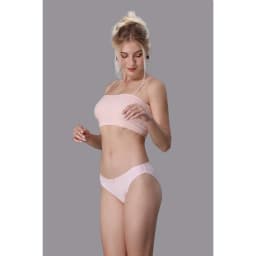 Thumbnail Quần lót bikini nữ Misaki Polyester phối ren M1026 4