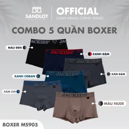Thumbnail Quần Lót Boxer Nam Jackies Cao Cấp, Hoạ Tiết Tinh Tế, Bắt Mắt, Ôm Dáng Chuẩn, Phong Cách Trẻ Trung MS905 1