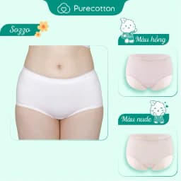 Thumbnail Quần lót chống tràn nguyệt san Purecotton chất liệu sợi sồi cao cấp Sozoo Paintie PC082 1