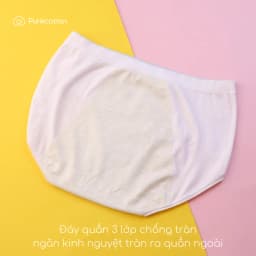 Thumbnail Quần lót chống tràn nguyệt san Purecotton chất liệu sợi sồi cao cấp Sozoo Paintie PC082 2