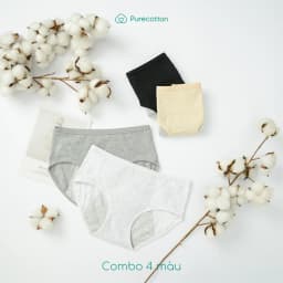 Thumbnail Quần lót chống tràn nguyệt san Purecotton chống tràn kinh nguyệt Happy Moon PC031 2
