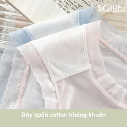 Thumbnail Quần Lót Lụa Băng Viền Voan Mỏng Tan Loirechic QLBK83 2