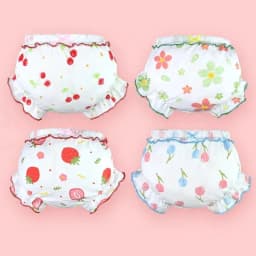 Thumbnail Quần lót LUCKY BIG CAT 100% cotton xinh xắn cho bé gái 0-3 tuổi 1