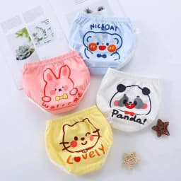 Thumbnail Quần lót Lucky Big Cat cotton PP tinh khiết dễ thương dành cho bé gái 2-3 tuổi 1