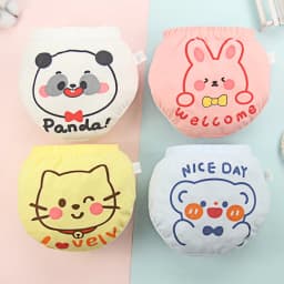 Thumbnail Quần lót Lucky Big Cat cotton PP tinh khiết dễ thương dành cho bé gái 2-3 tuổi 2