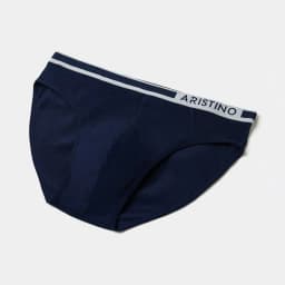 Thumbnail Quần lót nam ARISTINO dáng briefs khỏe khắn, cạp chun dệt logo lệch nam tính, cotton kháng khuẩn - ABF1603 1