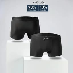 Thumbnail Quần Lót Nam Boxer Bigsize Size XL Đến 6XL AKYOO ,Mỏng Nhẹ Co Giãn Thoải Mái Thông Thoáng-SIP BX DEN-GHI-NHAT-XAM-XANH 2
