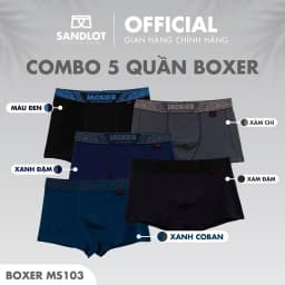 Thumbnail Quần Lót Nam Boxer Jackies Thời Trang Ôm Dáng Chuẩn Form, Phong Cách Chuẩn Hàn Quốc MS103 1