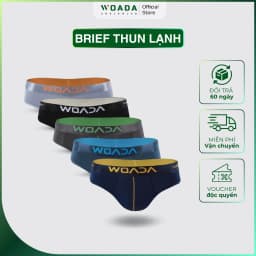 Thumbnail Quần Lót Nam Dáng Brief Chất Liệu Thun Lạnh 4 Chiều Cao Cấp Thương Hiệu WOADA LK130 1