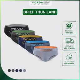 Thumbnail Quần Lót Nam Dáng Brief Chất Liệu Thun Lạnh 4 Chiều Thoáng Khí Thương Hiệu WOADA LK131 1