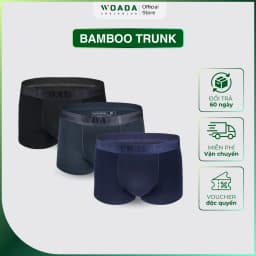 Thumbnail Quần Lót Nam Dáng Trunk Chất Liệu Bamboo kháng Khuẩn Thương Hiệu Woada LK157 1