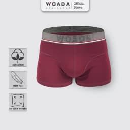 Thumbnail Quần Lót Nam Dáng Trunk Chất Liệu Cotton Kháng Khuẩn Thương Hiệu WOADA LK014 4