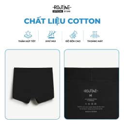 Thumbnail Quần Lót Nam Organic Cotton Trơn Form Boxer - Routine 10F24UND001C 2