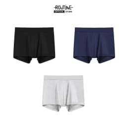 Thumbnail Quần Lót Nam Organic Cotton Trơn Form Boxer - Routine 10F24UND001C 3