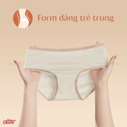 Thumbnail Quần lót nữ cotton cạp eo mỏng Venus Charm 09207 2