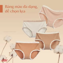 Thumbnail Quần lót nữ cotton cạp eo mỏng Venus Charm 09207 3