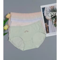 Thumbnail Quần lót nữ cotton Vicci cao cấp kháng khuẩn khử mùi thông hơi thoáng khí đường viền mỏng QV.31 2