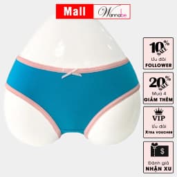 Thumbnail Quần lót nữ thun cotton WANNABE quần chíp giá rẻ đơn giản dễ mua dễ mặc thoáng mát cả ngày QLC02 1