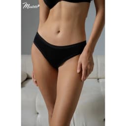 Thumbnail Quần Lót Nữ Trơn Bamboo Kháng Khuẩn Viền Ren Lưng Thấp Kháng Khuẩn Thoáng Mát (Mustoto MQ50) 3