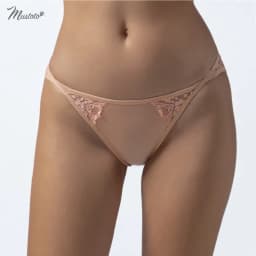 Thumbnail Quần Lót Nữ Trơn Lưng Thấp Phối Ren Gợi Cảm Thoải Mái (Mustoto MQ38) 3