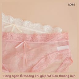 Thumbnail Quần Lót Ren Lưới Mềm Nhẹ Thoáng Khí QLBK116 3