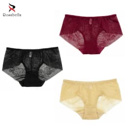 Thumbnail Quần Lót Ren Nữ ROSABELLA Chất Vải Thoáng Mát Không Kích Ứng Thiết Kế Cạp Trung Ôm Gọn RS17 4