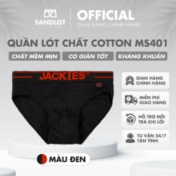 Thumbnail Quần Lót Tam Giác Nam Jackies Cao Cấp, Chất Vải Cotton Mềm Mịn, Dày Dặn, Tạo Cảm Giác Mát Lạnh, Thoáng Khí MS401 1