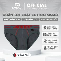 Thumbnail Quần Lót Tam Giác Nam JACKIES Độc Quyền Cao Cấp, Chất Vải Cotton Mềm Mịn, Dày Dặn, Thoáng Mát MS604 3