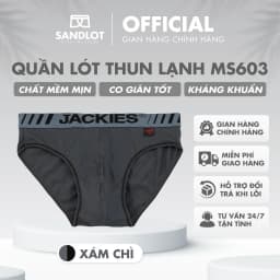Thumbnail Quần Lót Tam Giác Nam Jackies Thiết Kế Kiểu Dáng Độc Quyền, Mẫu Mã Hiện Đại, Chất Cotton Co Giãn Tốt MS603 2