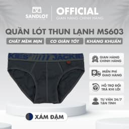 Thumbnail Quần Lót Tam Giác Nam Jackies Thiết Kế Kiểu Dáng Độc Quyền, Mẫu Mã Hiện Đại, Chất Cotton Co Giãn Tốt MS603 3