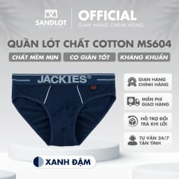 Thumbnail Quần Lót Tam Giác Nam Jackies Cotton Dày Dặn Cao Cấp, Kiểu Dáng Bản To Mềm Mại, Thấm Hút Tốt, Phong Cách Trẻ Trung MS604 4