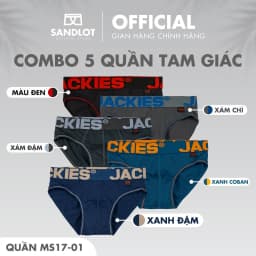 Thumbnail Quần Lót Tam Giác Nam Jackies Cao Cấp, Thiết Kế Form Dáng Thon Gọn, Trẻ Trung, Nhiều Size MS333 1